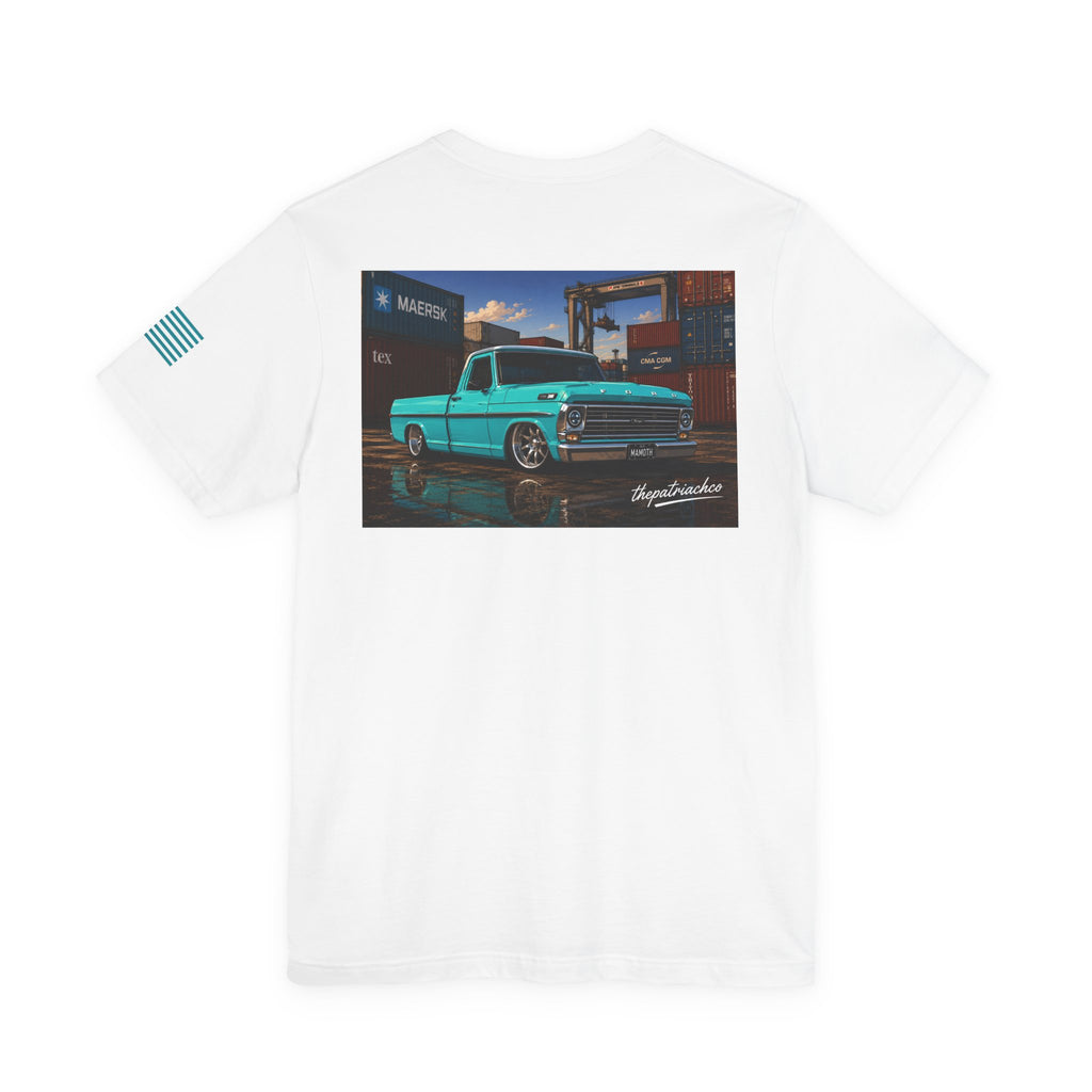 Teal F-100 dock T-shirts